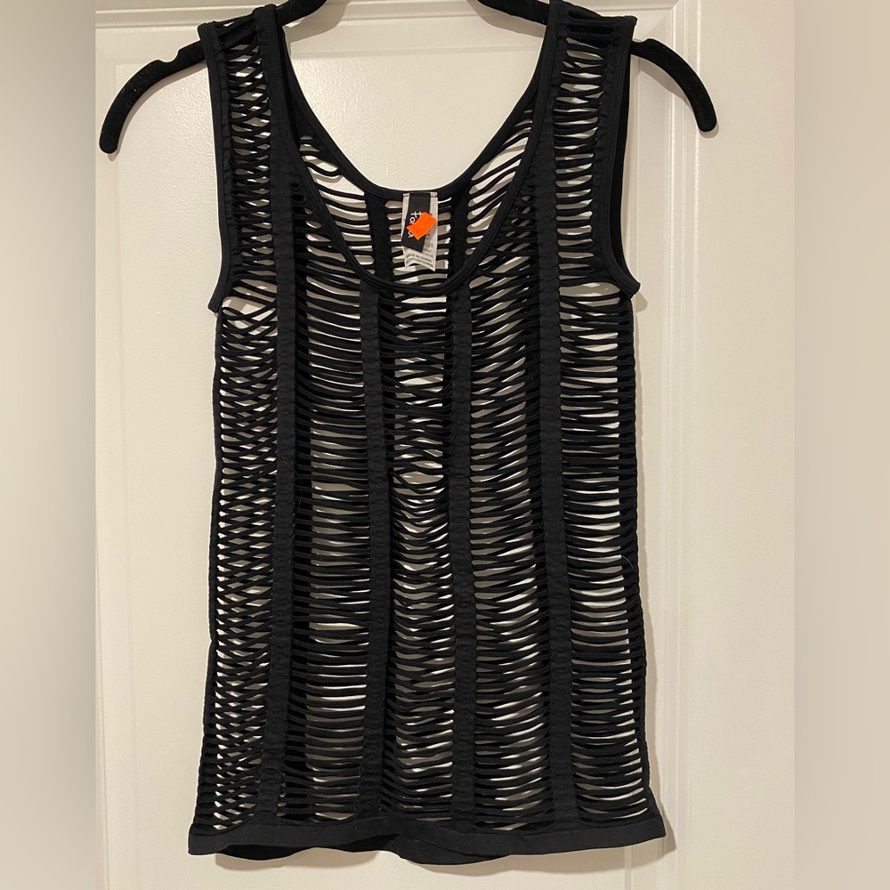 Distressed tank top